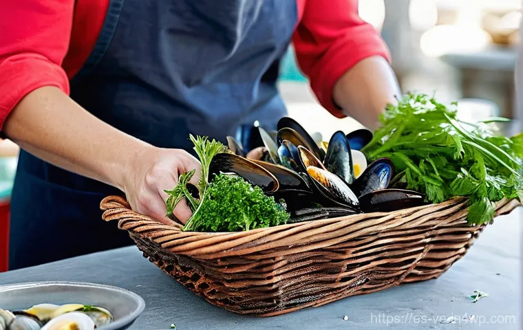 허브로 향미를 더하는 해산물 요리 - **Prompt:** An artistic and modern culinary display showcasing innovative seafood and herb pairings.... 허브로 향미를 더하는 해산물 요리 - **Prompt:** An artistic and modern culinary display showcasing innovative seafood and herb pairings....